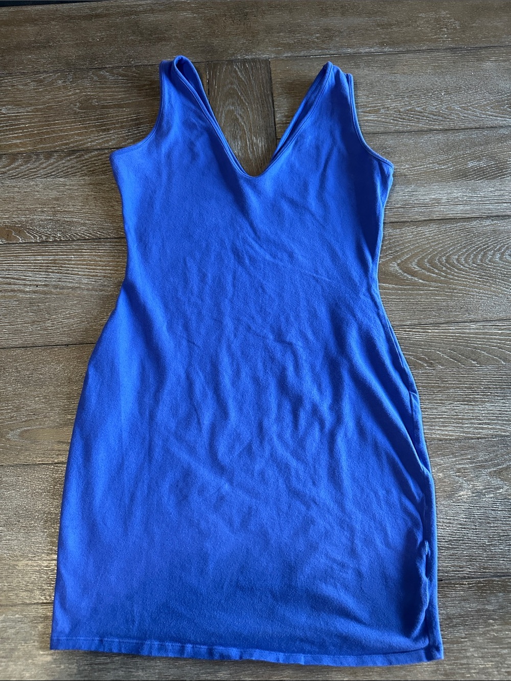 Wild fable Royal Blue V-Neck Bodycon Dress women’s size Large